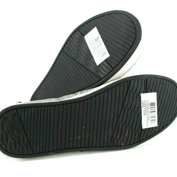 Toms Mens Ava Canvas Slip On Sz 9 Gray Black main image 6